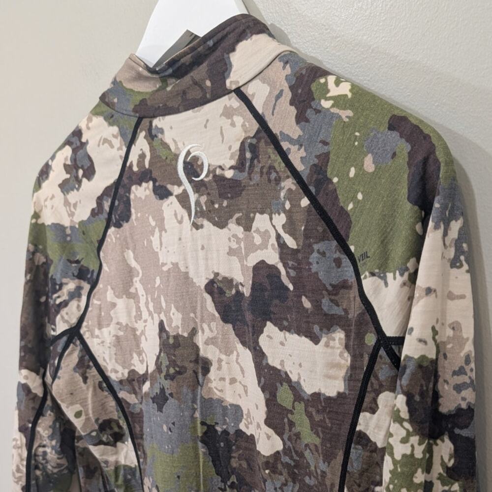 Prois Olann Merino Half Zip Shirt Hunting Hiking Camping Fishing Outdoors - Sz L - Picture 4 of 9